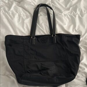 Tory Burch Black Nylon Tote